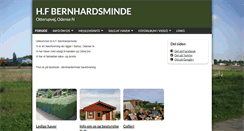 Desktop Screenshot of bernhardsminde.dk