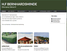 Tablet Screenshot of bernhardsminde.dk